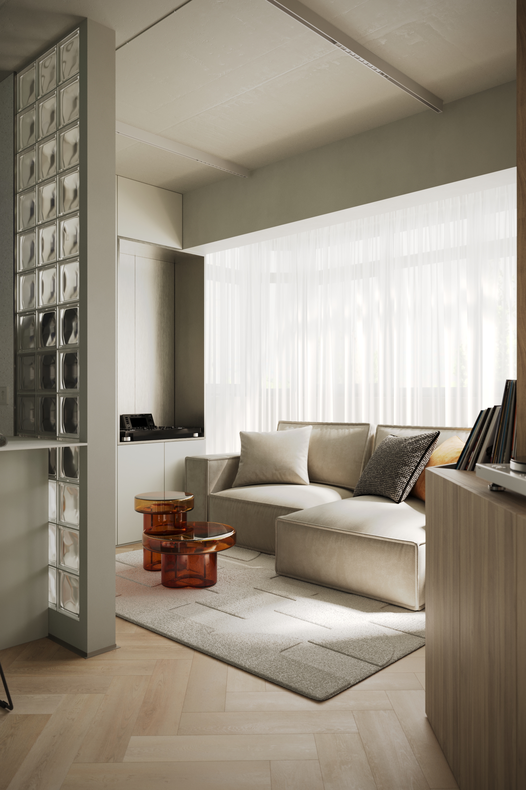 Apartament în stil Bauhaus