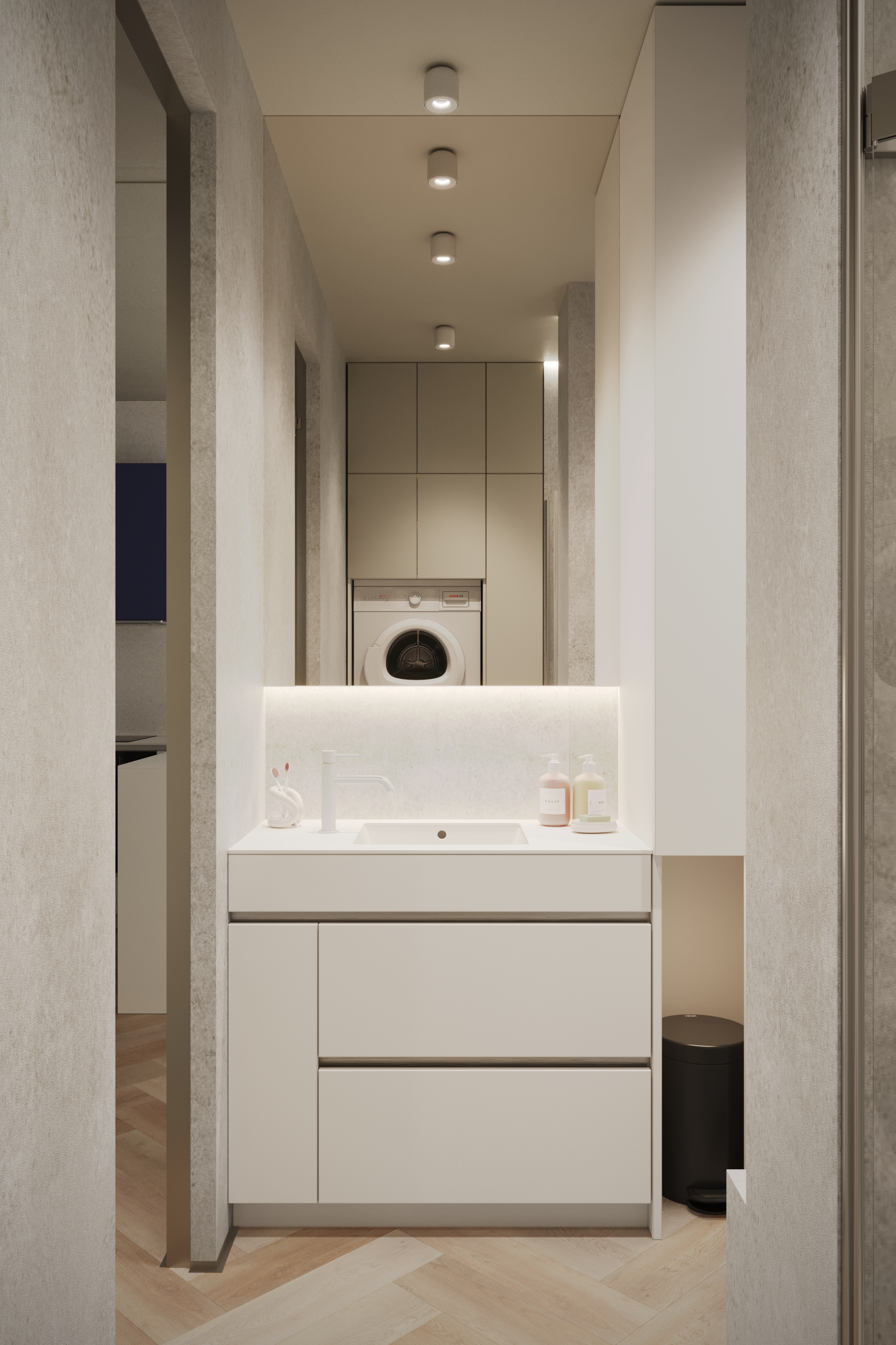 Apartament în stil Bauhaus